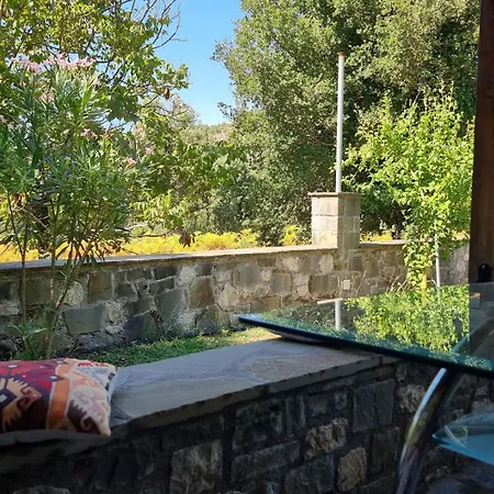 House With Big Garden And Barbeque In Nature Vourgareli Exterior photo