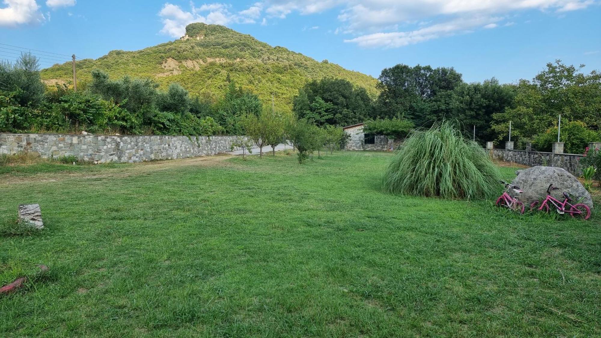 House With Big Garden And Barbeque In Nature * Vourgareli
